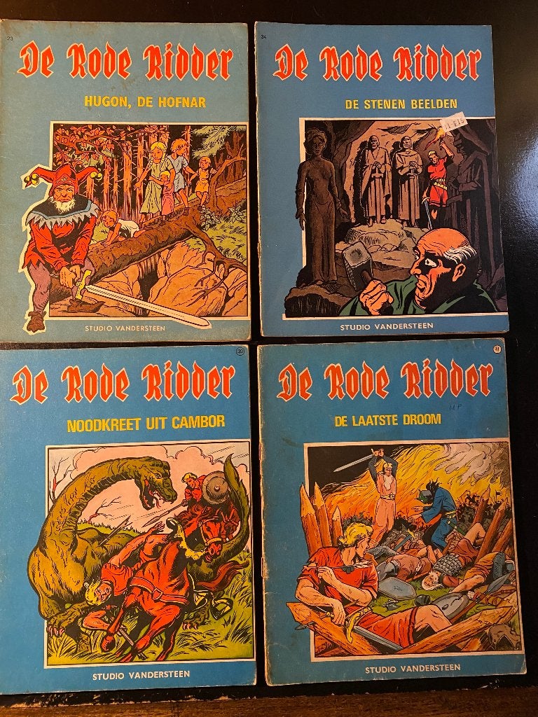 De Rode Ridder - 36 eerste druks, Gelezen, Verzenden, Willy Vandersteen, Meerdere stripboeken