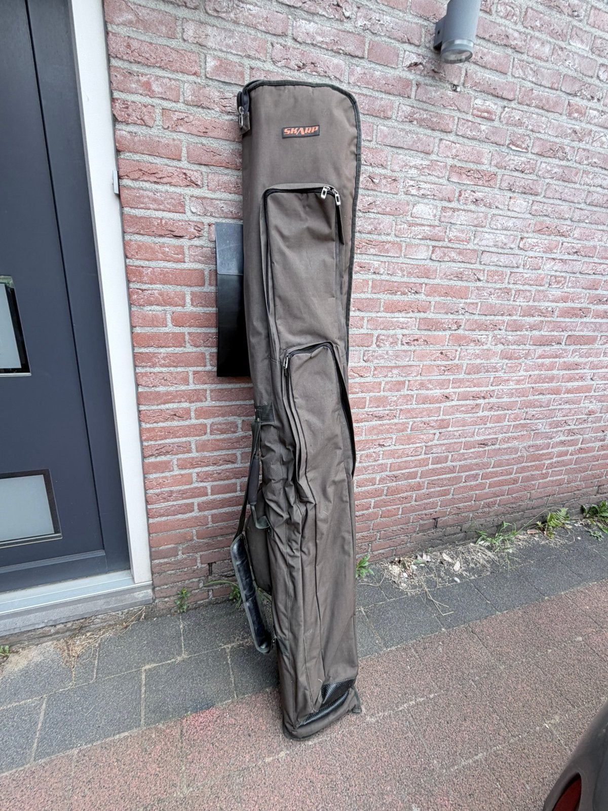 Skarp foudraal 3+3 hengeltas 12ft, Ophalen, Zo goed als nieuw, Complete set