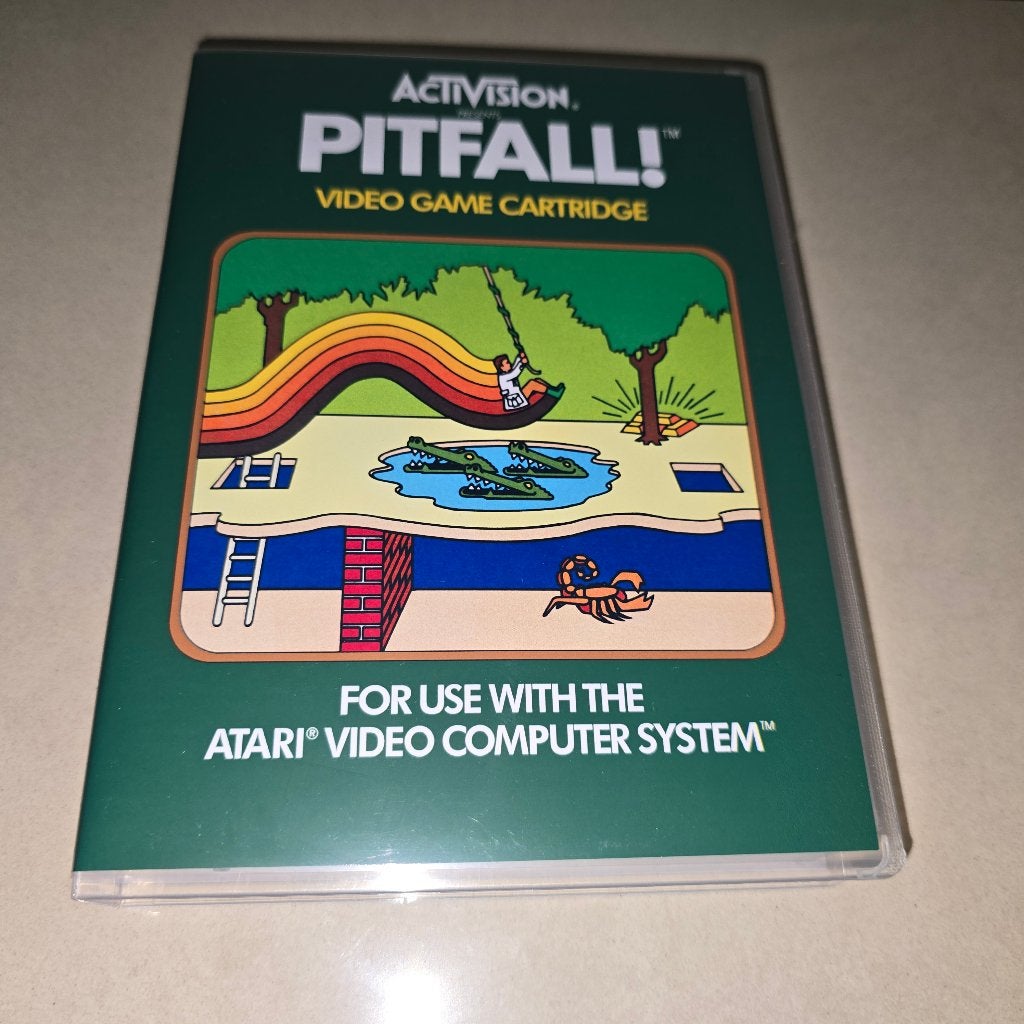 Pitfall! Atari 2600 Game Case, Consoles de jeu & Jeux vidéo, Jeux | Atari, Envoi, Comme neuf, Atari 2600