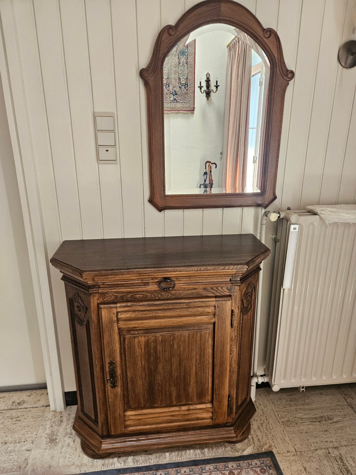 Halmeubel incl spiegel, Ophalen