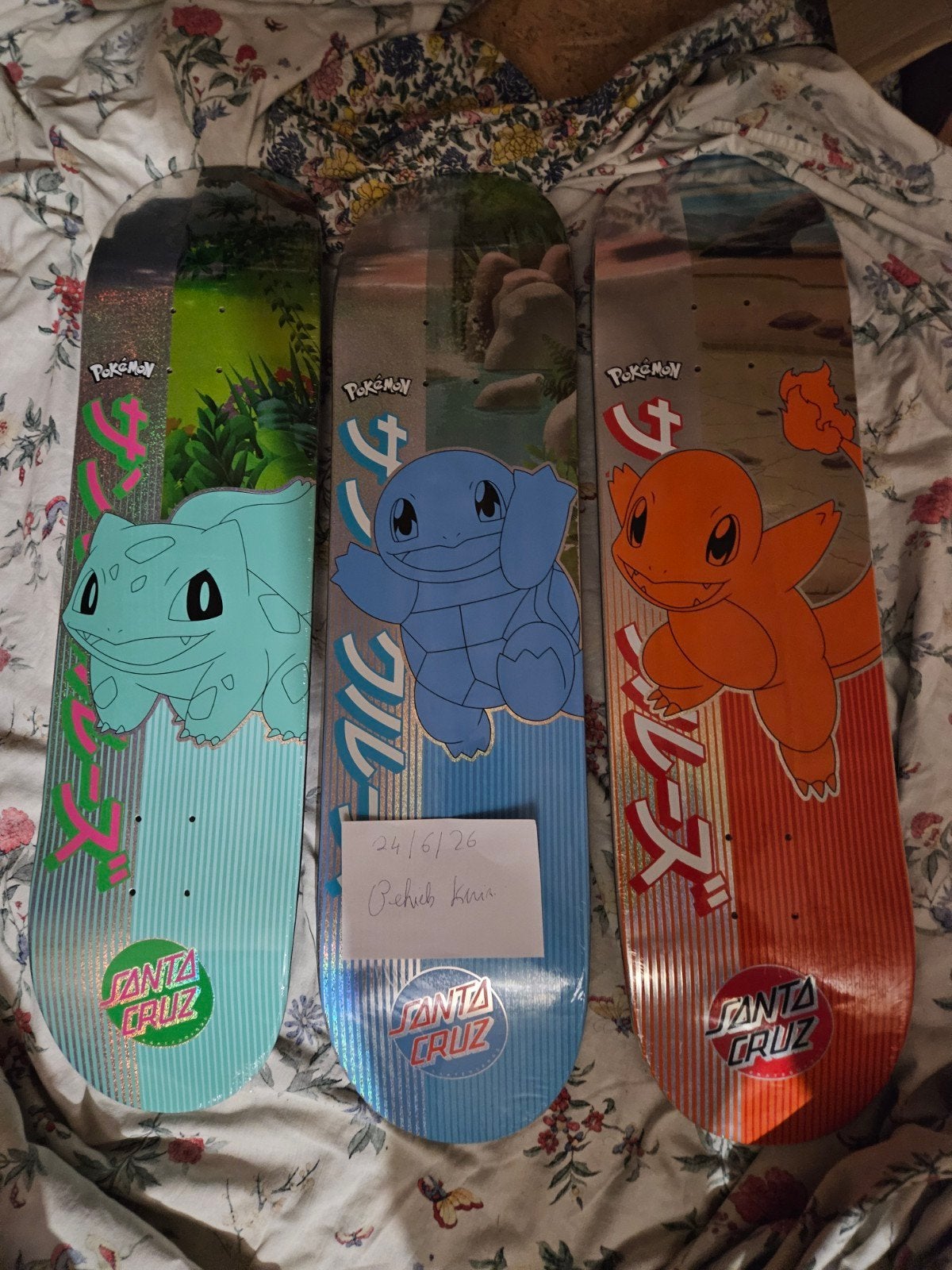 Santa Cruz starter pokémon, Enlèvement ou Envoi