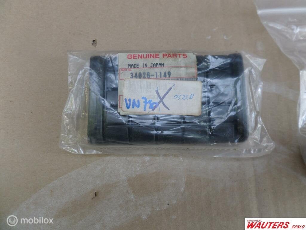 rubber voetsteun vn750 kawasaki, Motoren, Onderdelen | Overige, Nieuw, Ophalen of Verzenden