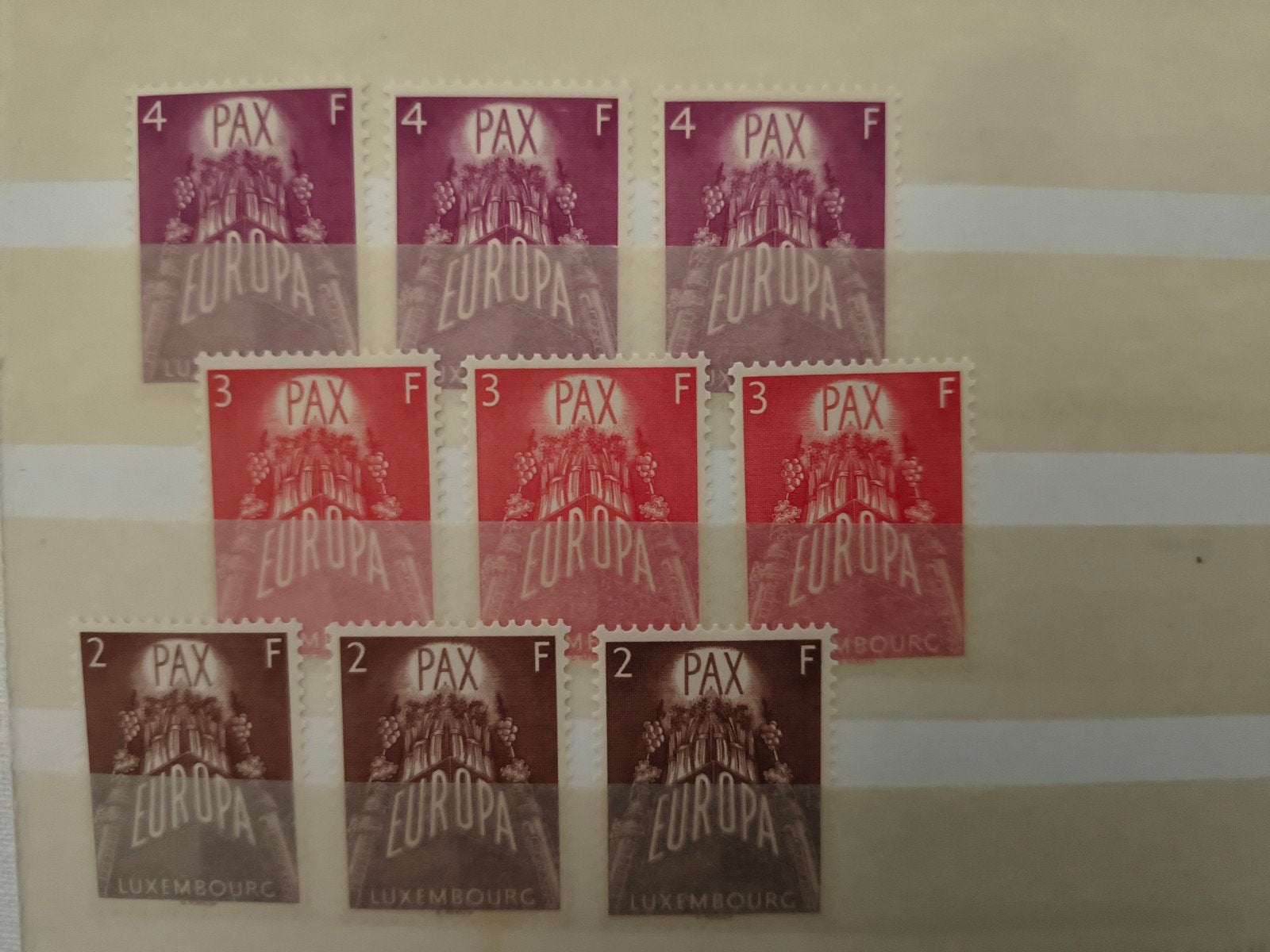 Timbres PAX Luxembourg, Timbres & Monnaies, Billets de banque | Europe | Euros, Envoi, Luxembourg, 10 euros