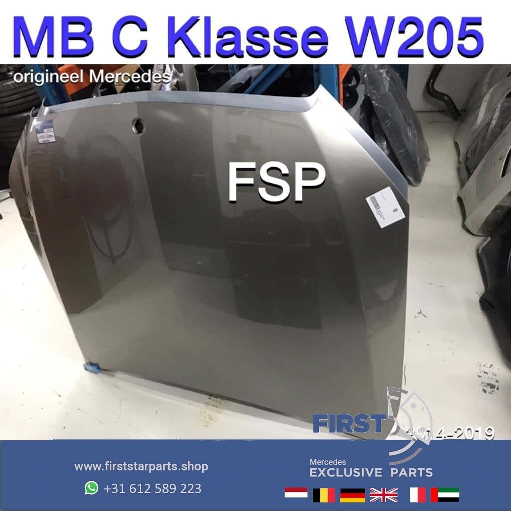 W205 motorkap Mercedes C Klasse grijs 2014-2019 origineel, Utilisé, -, Capot moteur, -