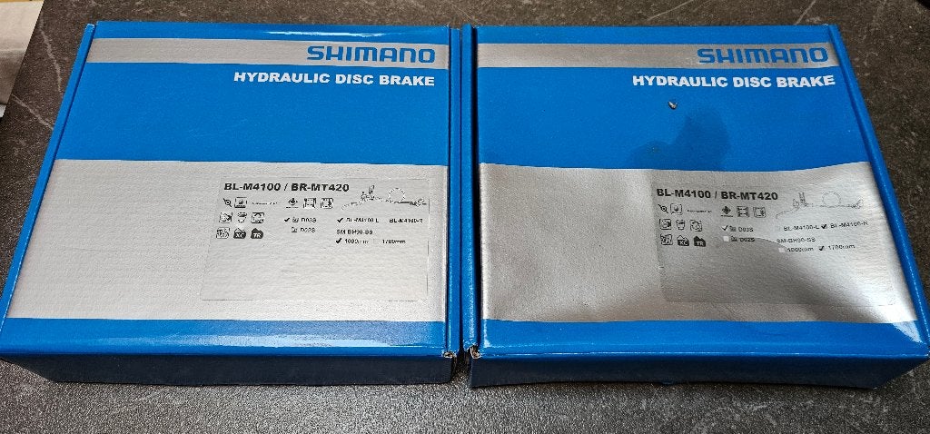 Nieuwe hydraulische remset van Shimano, Fietsen en Brommers, Fietsonderdelen, Ophalen of Verzenden, Nieuw
