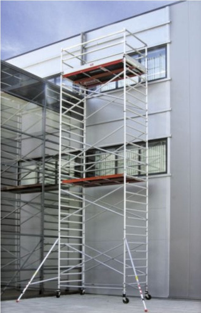 ALTREX aluminium steiger, Doe-het-zelf en Bouw, Ophalen, Gebruikt, Rolsteiger of Kamersteiger, 5 meter of hoger