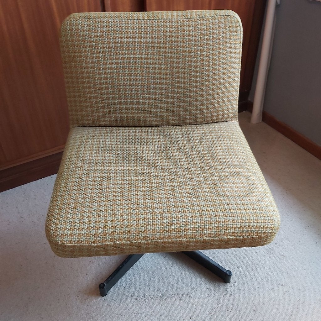 Vintage zetel/stoel, Ophalen, Overige kleuren, Zo goed als nieuw, Eén