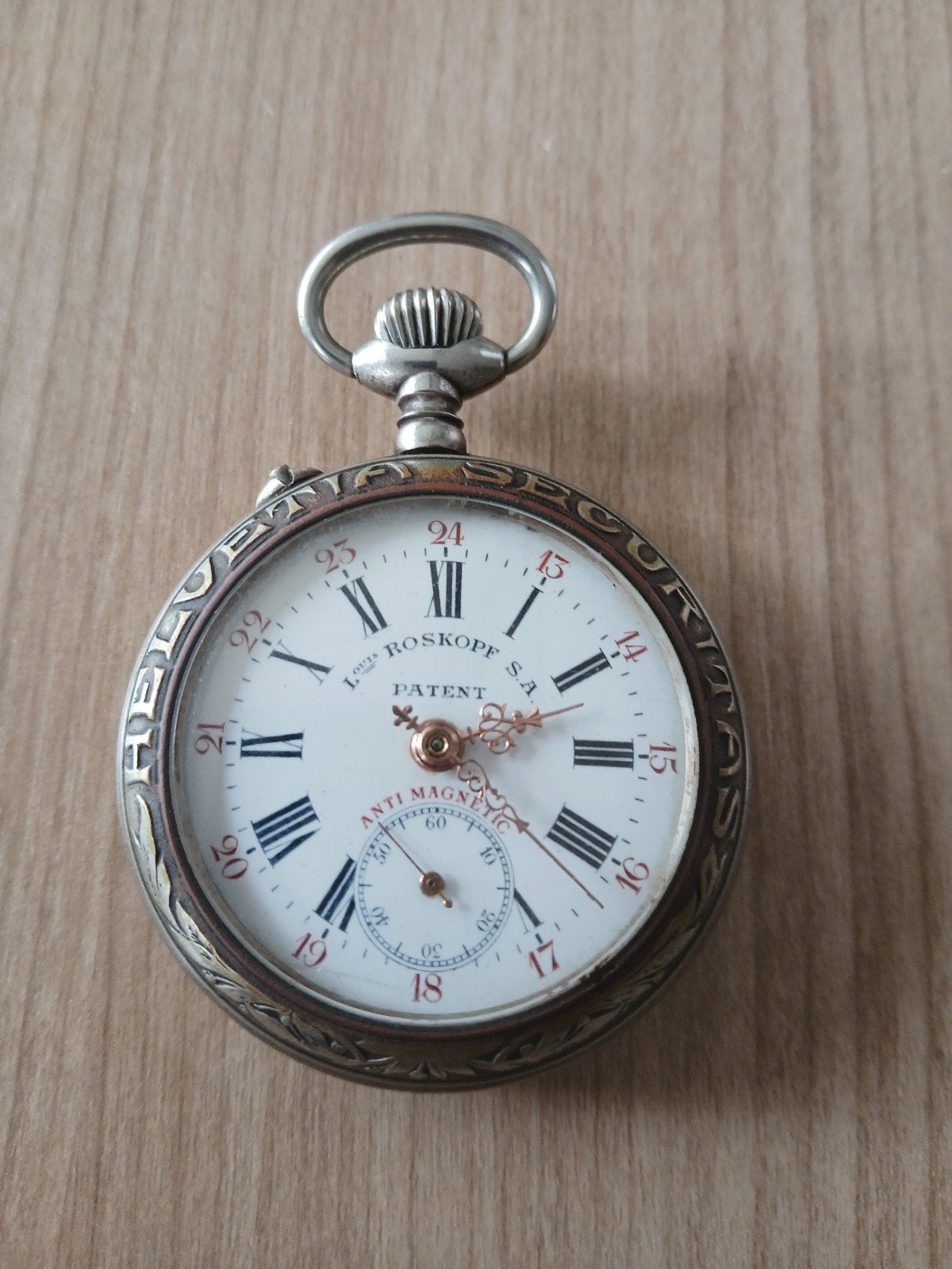 montre gousset roskopf elvetia fonctionne bien