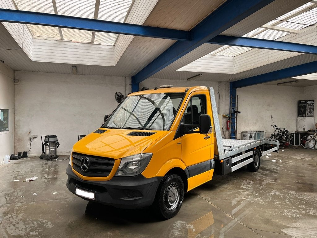 Mercedes - Benz Sprinter 2016 313CDI Takelwagen Automaat, Achat, Entreprise, 3 places, Noir