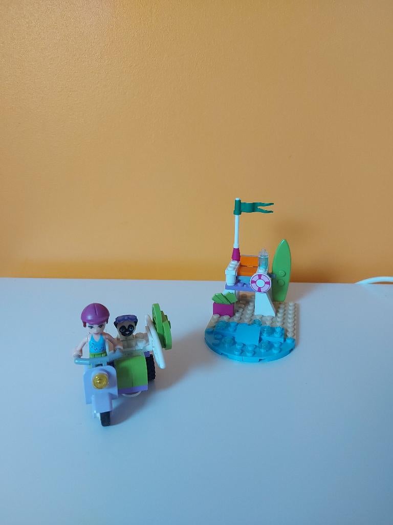 Lego Friends Mia's strandscooter 41306, Ophalen of Verzenden, Zo goed als nieuw, Losse stenen, Lego