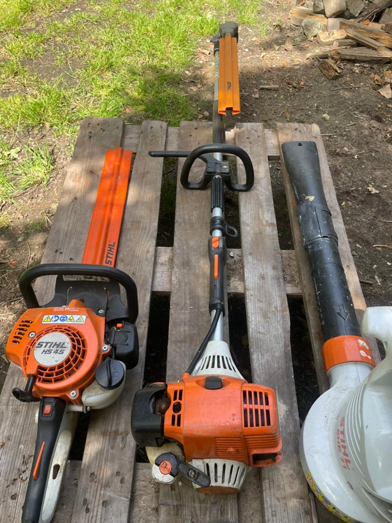 Stihl HL 95 heggenschaar, Tuin en Terras, Ophalen, Gebruikt, Benzine