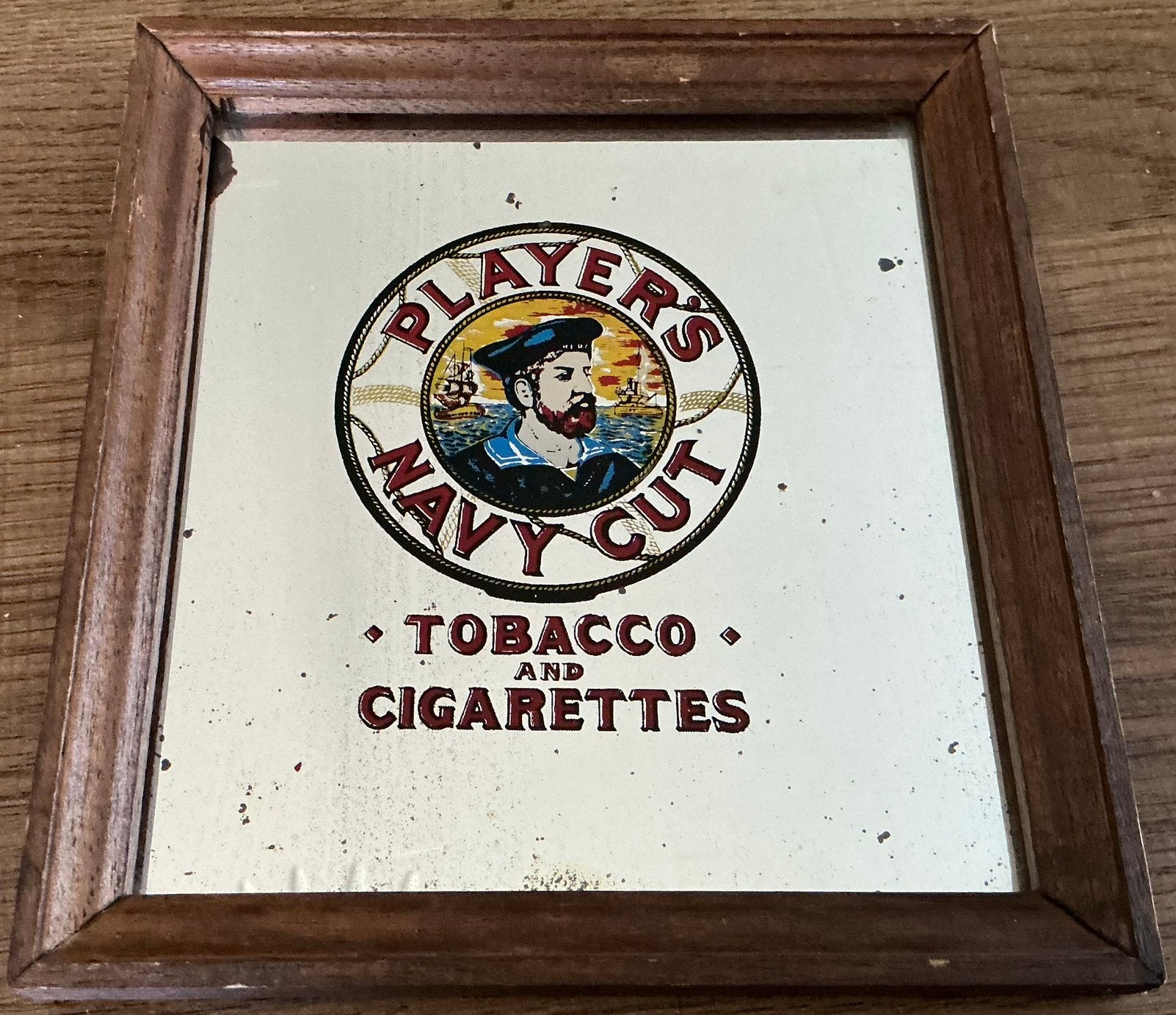 Old PLAYER'S NAVY CUT/TABAC ET CIGARETTES/MIROIR, Collections, Enlèvement ou Envoi, Comme neuf, Autres types