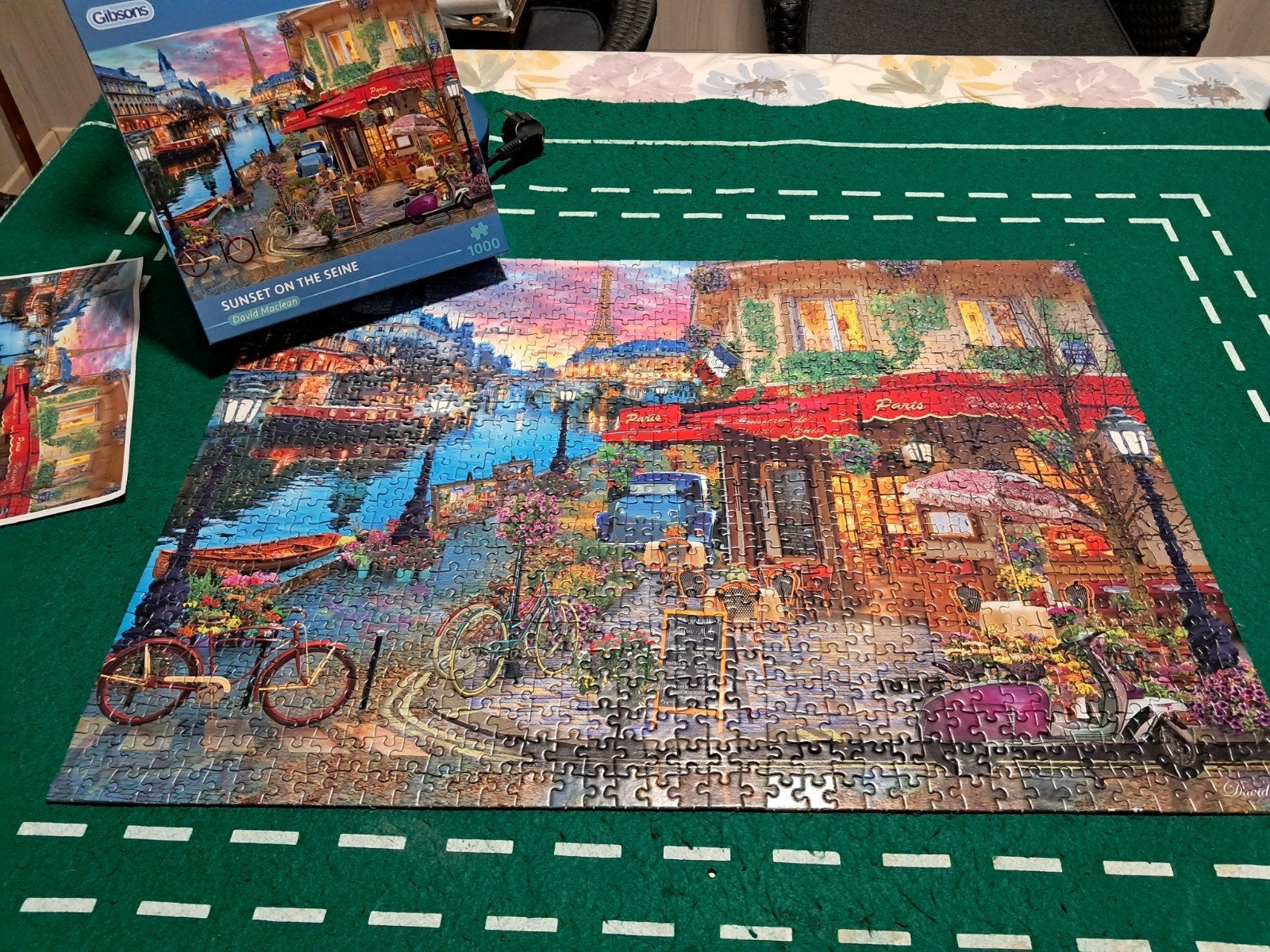 Puzzels 1000stukjes, Ophalen