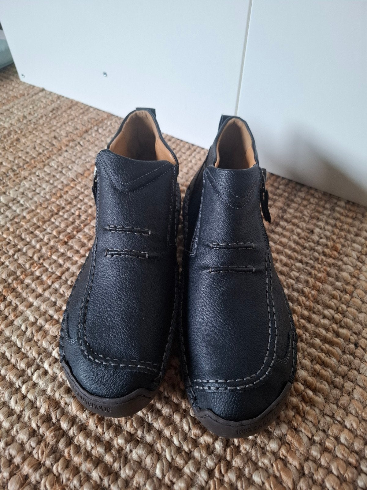 heren leren schoen zwart maat 42, Kleding | Heren, Schoenen, Ophalen, Nieuw, Zwart