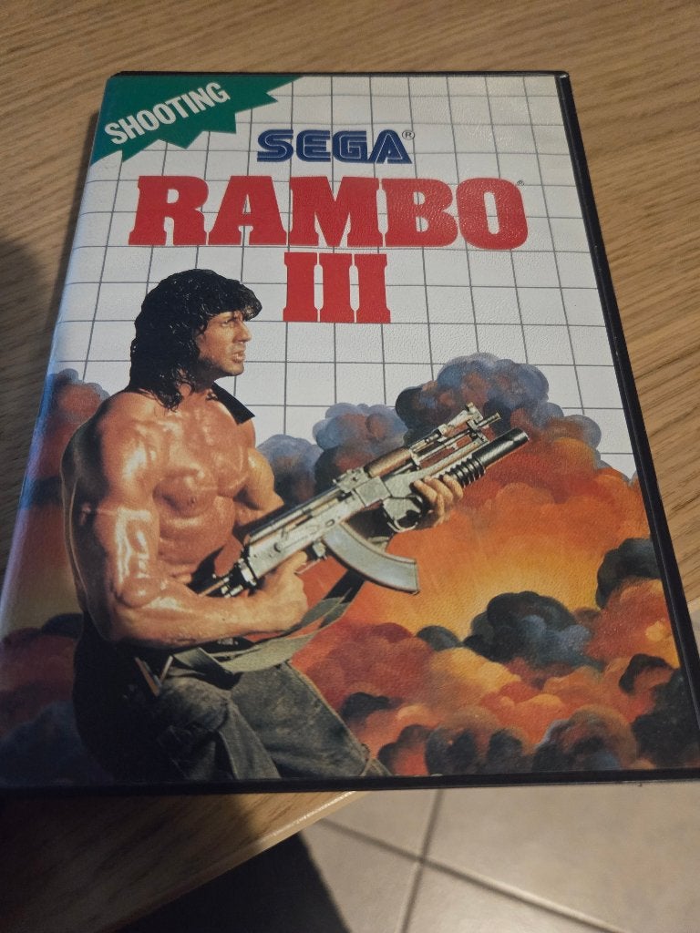 Rambo 3 -Sega Master System 2 - Compleet -Zeer nette staat, Overige merken, Ophalen, Zo goed als nieuw, Overige typen