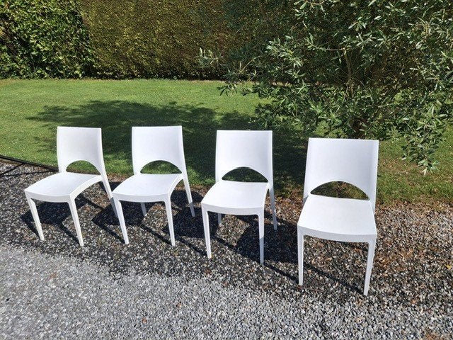 tuinstoelen, Ophalen, Zo goed als nieuw, Kunststof, Stapelbaar
