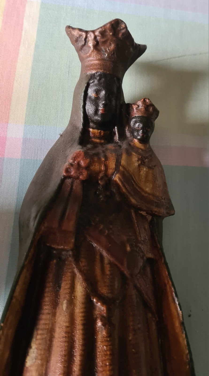 statue de Marie, Enlèvement ou Envoi