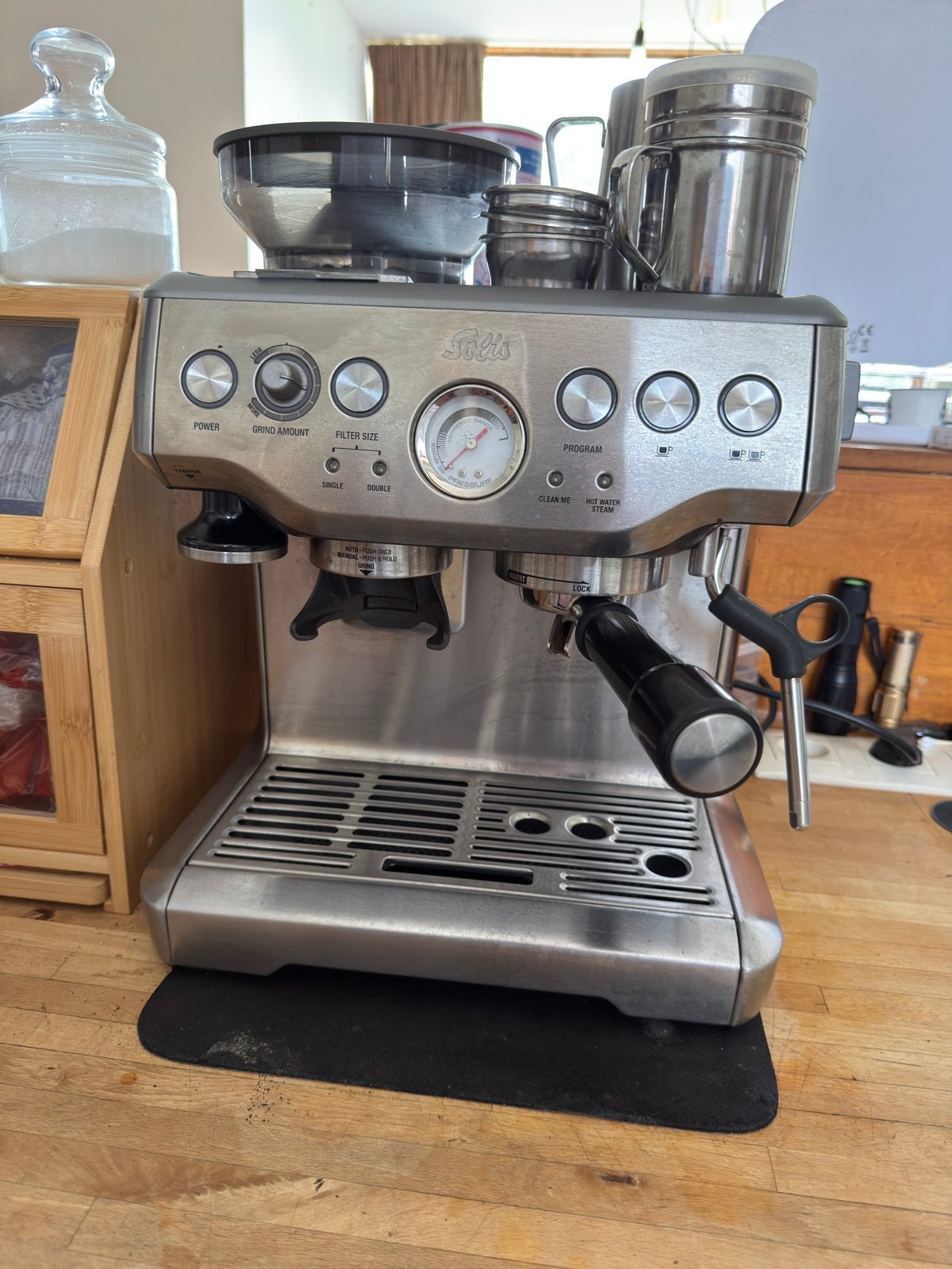 Solis Grind & Infuse Pro 115A — Geïntegreerde slijpmachine, Ophalen, Zo goed als nieuw