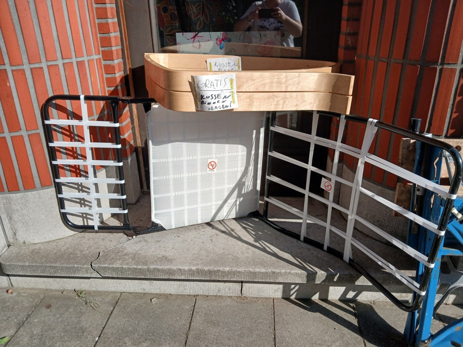 schommel stoel kussen moet je binen vragen ,vijzen, Doe-het-zelf en Bouw, Ophalen