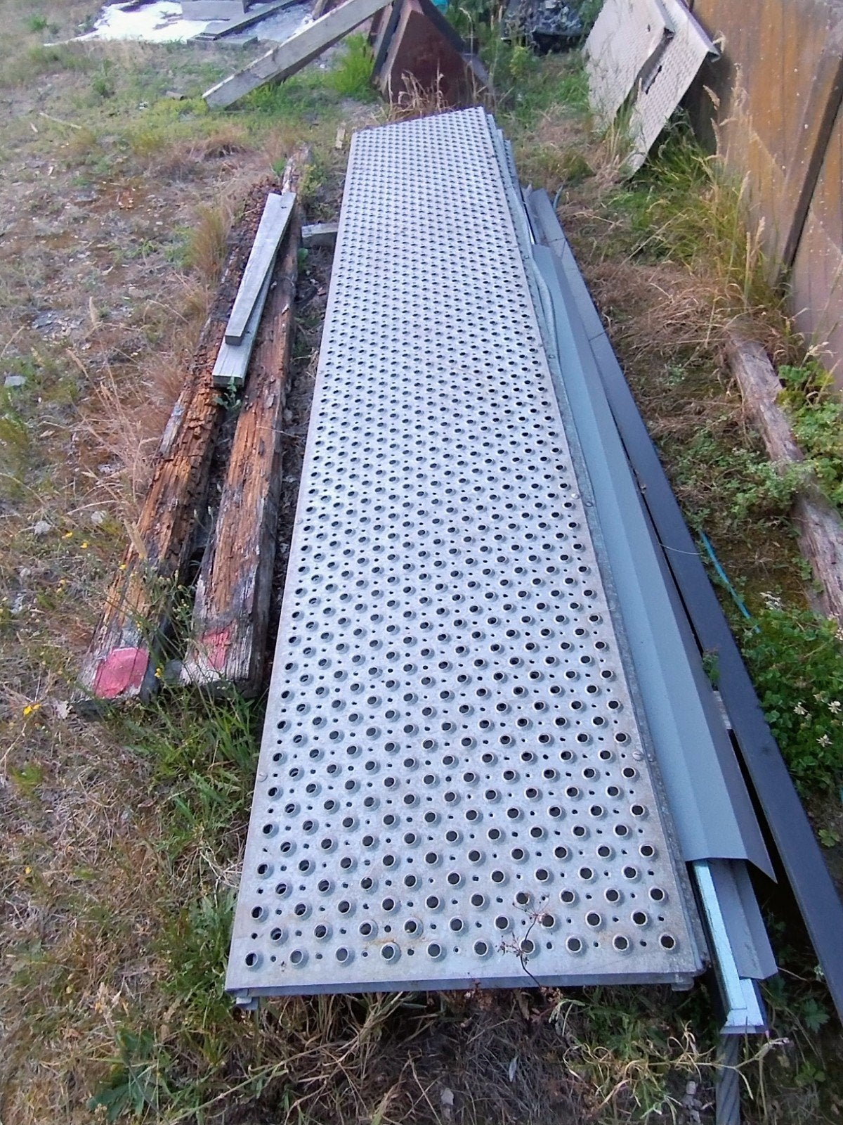 Galva roosters 30€ het stuk 3m xo.50, Doe-het-zelf en Bouw, Metalen, Ophalen