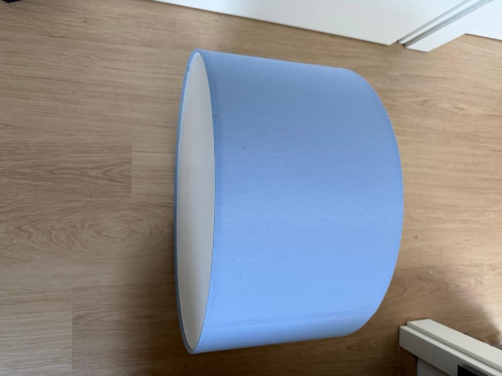Abat jour lampe de plafond bleu très bon état, Enlèvement, Comme neuf, Bleu