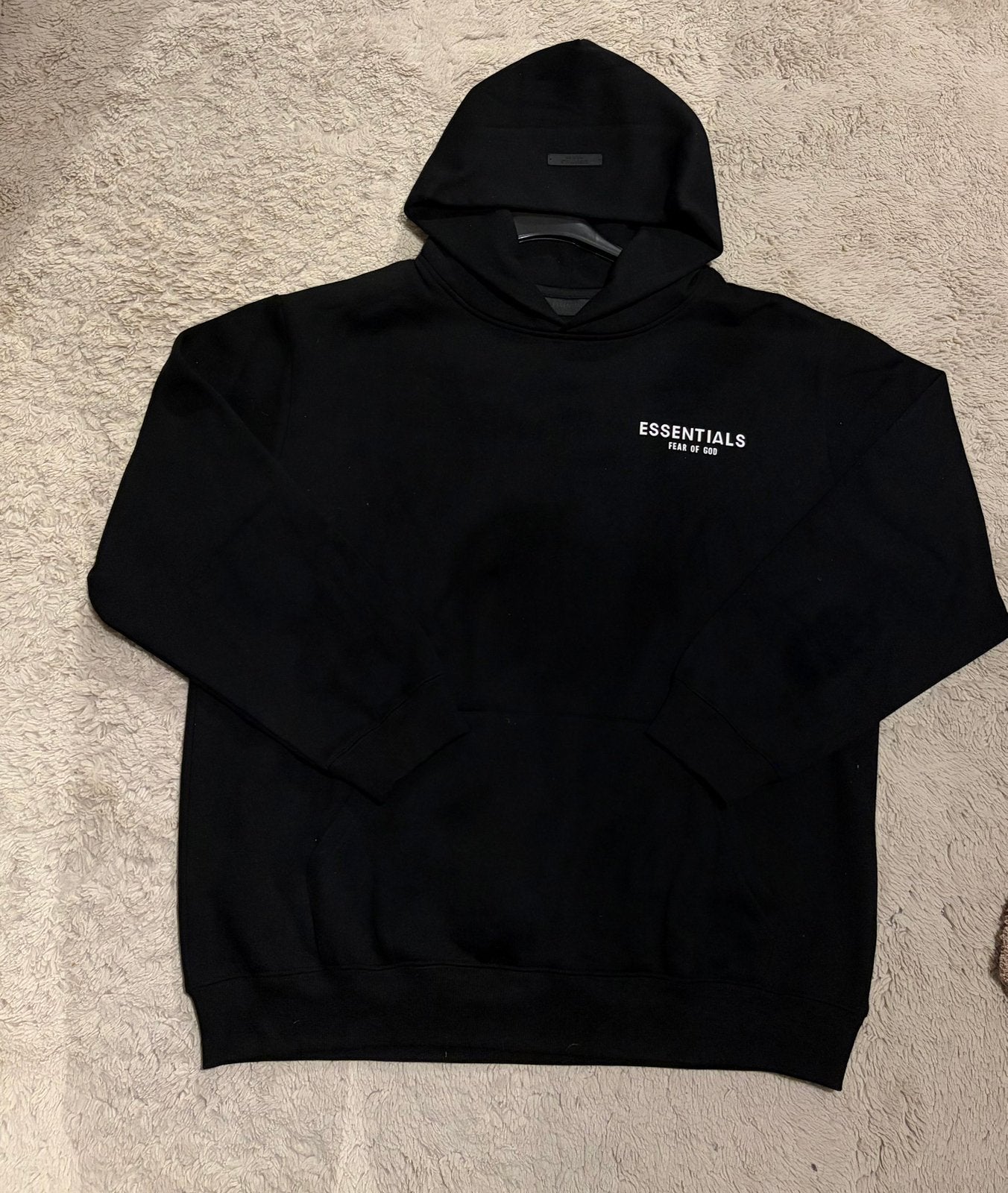 Fear of God Essentials Pull, Ophalen of Verzenden, Zo goed als nieuw, Maat 48/50 (M), Zwart