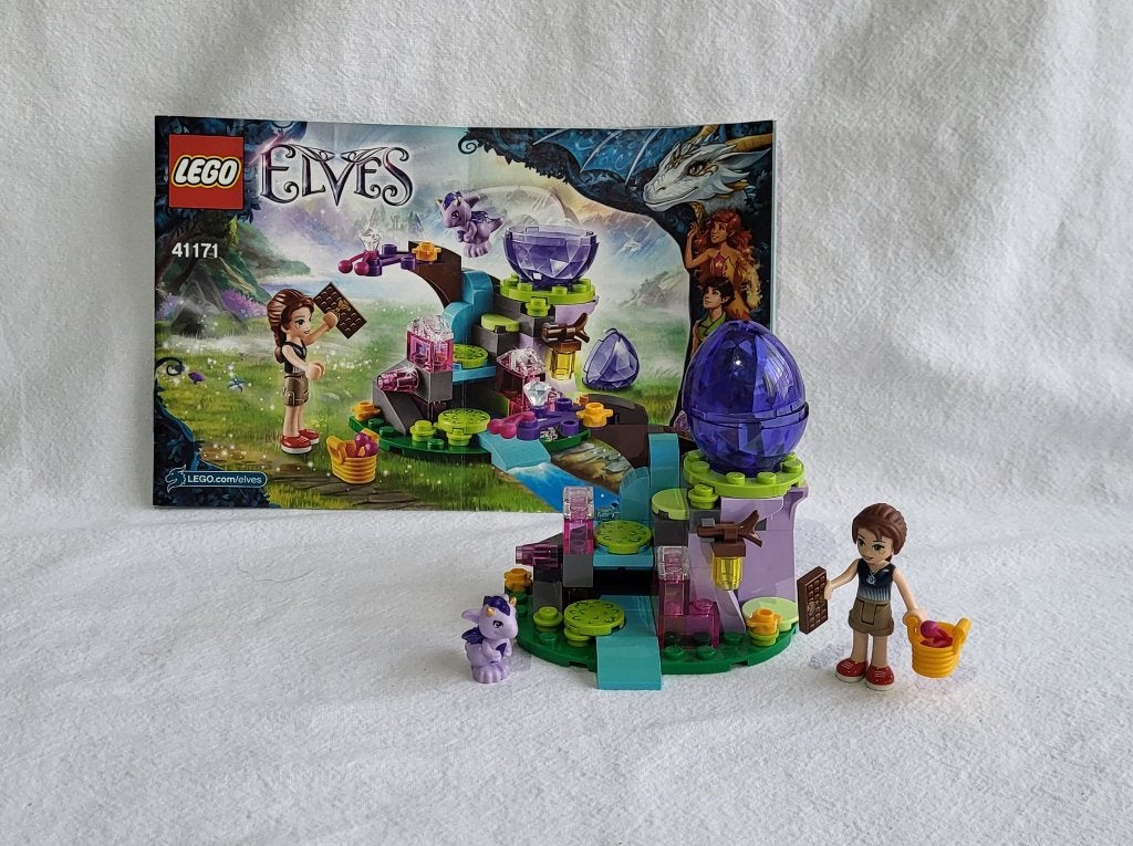 Lego Elves 41171 Emily Jones &baby winddraak-volledig+boek, Lego, Friends, Ophalen of Verzenden, Zo goed als nieuw