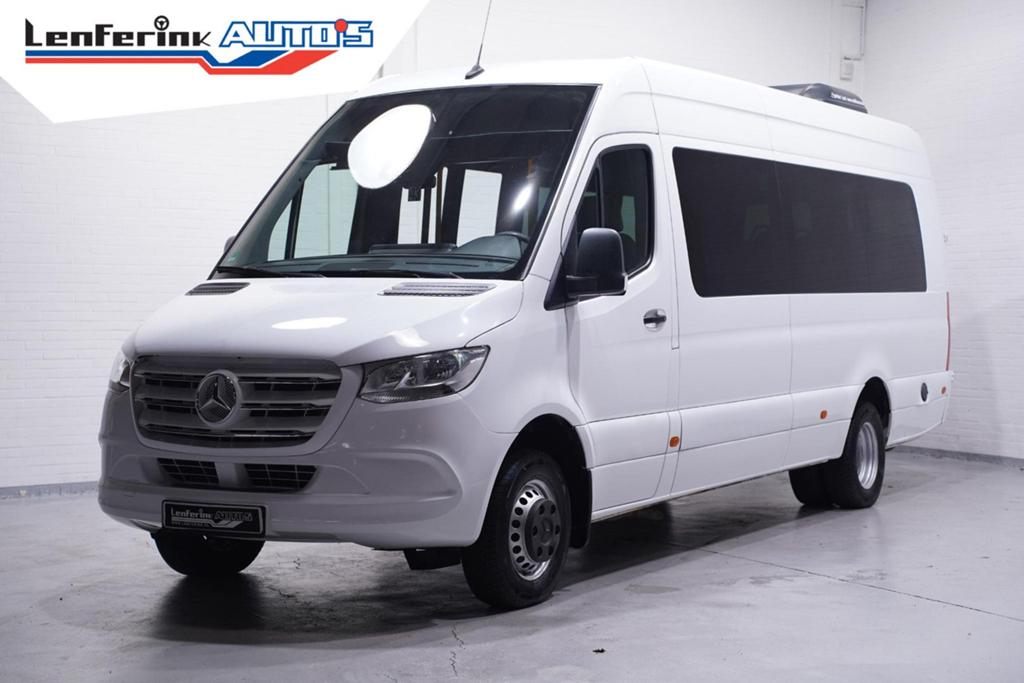 Mercedes-Benz Sprinter 516 CDI 163 pk Aut. Personenbus 18p N, Automaat, 241 g/km, Wit, Mercedes-Benz