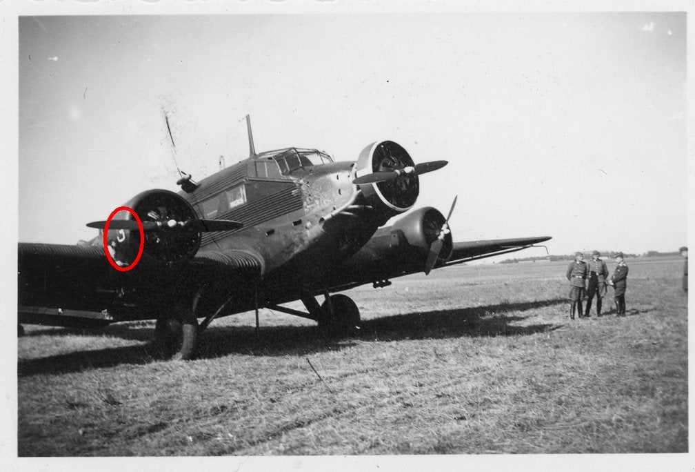 orig. foto - vliegtuig Junkers Ju 52 - Luftwaffe WO2, Verzenden, Luchtmacht, Foto of Poster