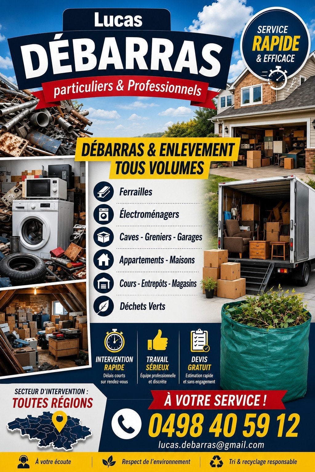 vide maison encombrants