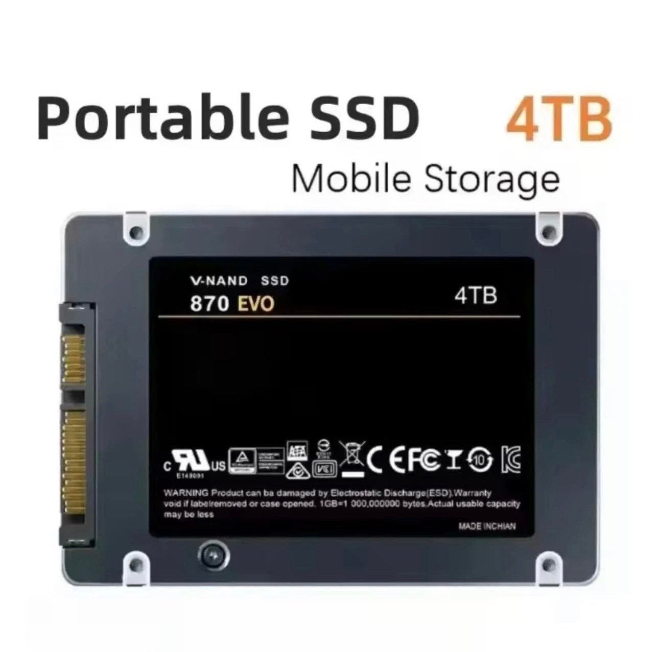 SSD2.5 SATA3 4ToPC draagbare laptop upgrade interne harde, Computers en Software, Harde schijven, Nieuw, Laptop, Intern, SSD, SATA