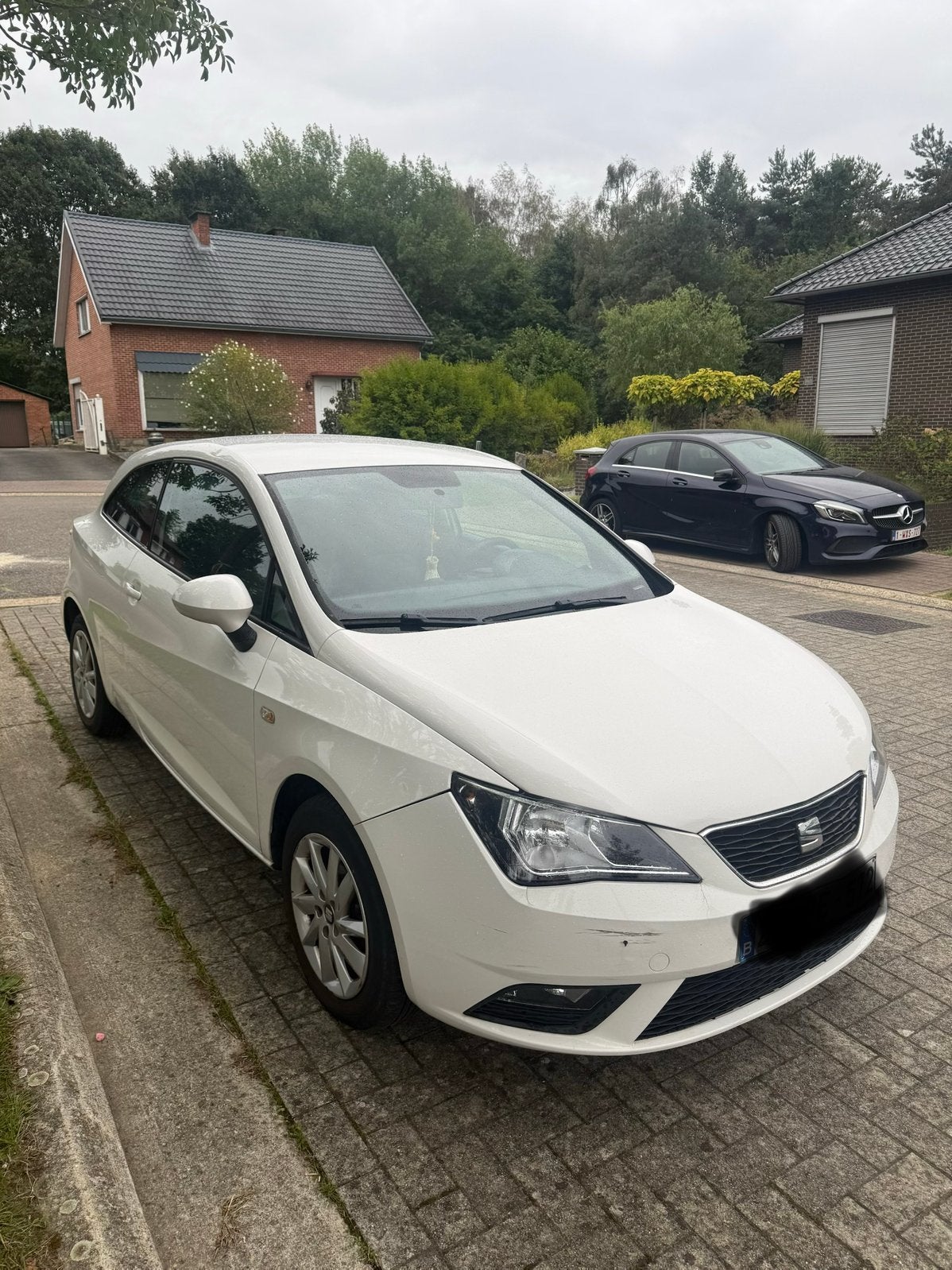 Seat Ibiza, Bwj 2013, 116.000km, Airco, Auto's, Voorwielaandrijving, Euro 5, Stof, Zwart