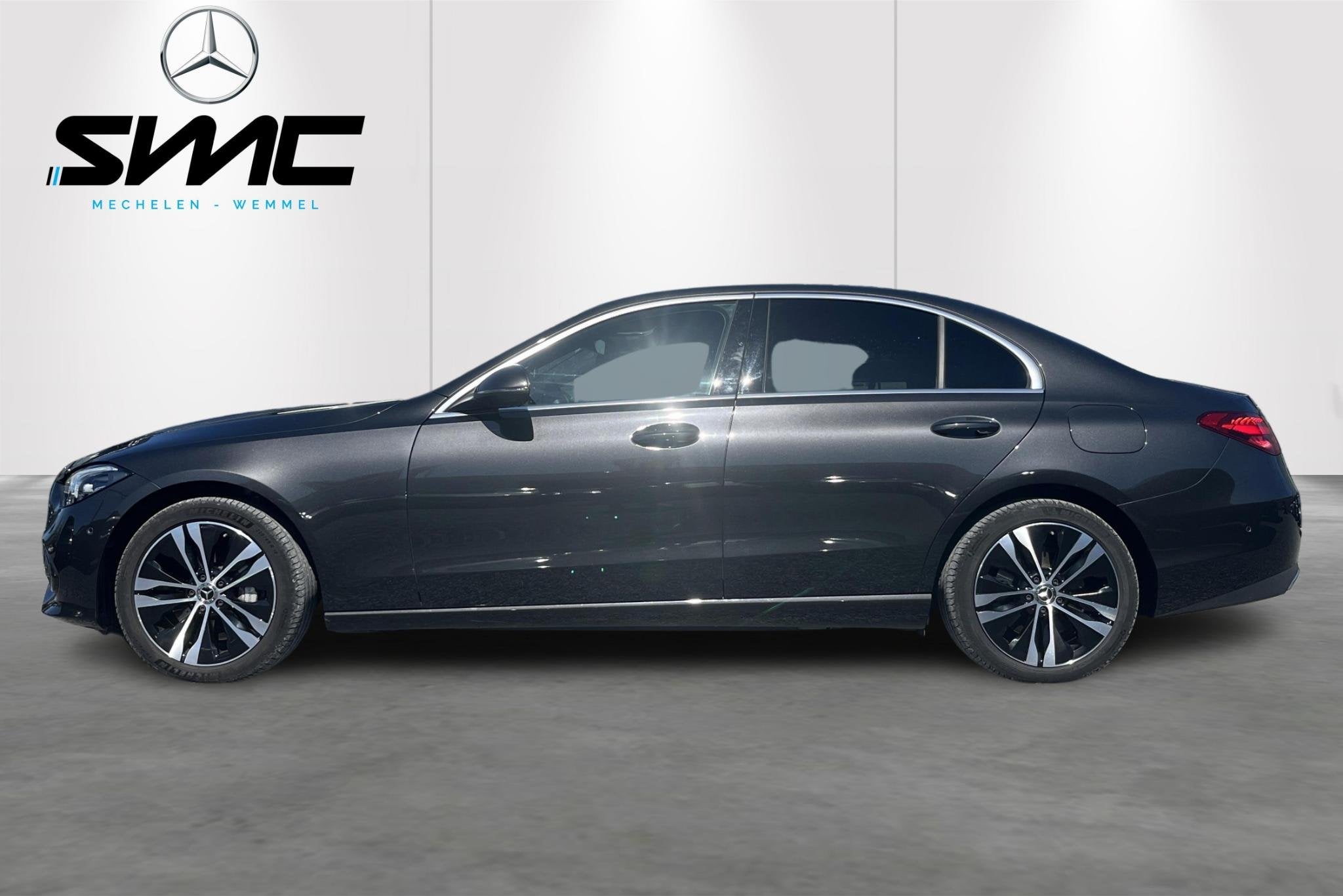 Mercedes-Benz C-klasse C 300 e Luxury Line, Auto's, Automaat, 4 deurs, Zwart, 4 cilinders