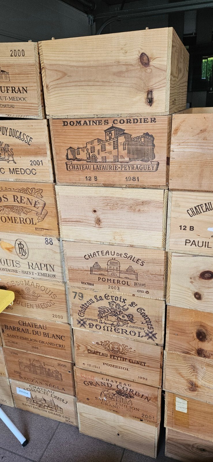 Houten wijnkistjes. Op te halen in Halle Zoersel (2980) 3€, Ophalen