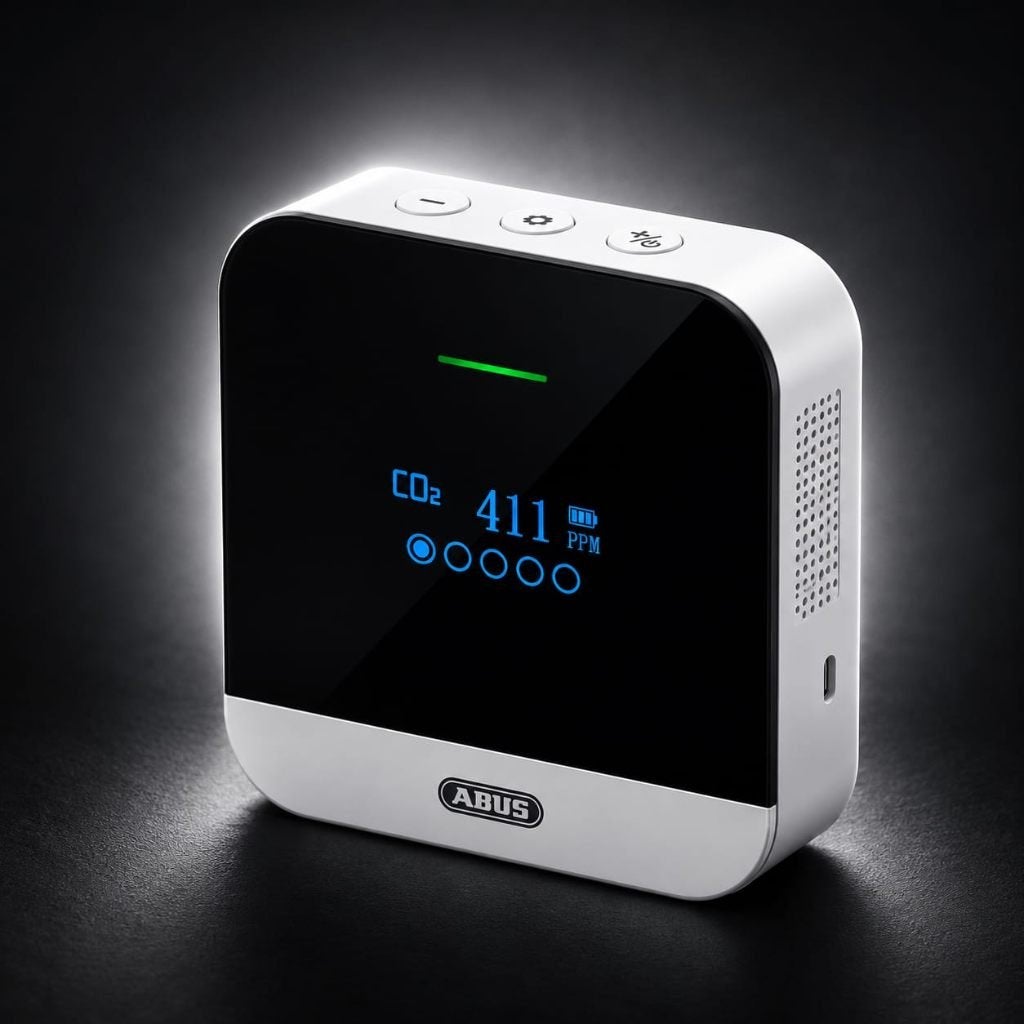 Détecteur de CO₂ ABUS AirSecure, Bricolage & Construction, Enlèvement, Neuf