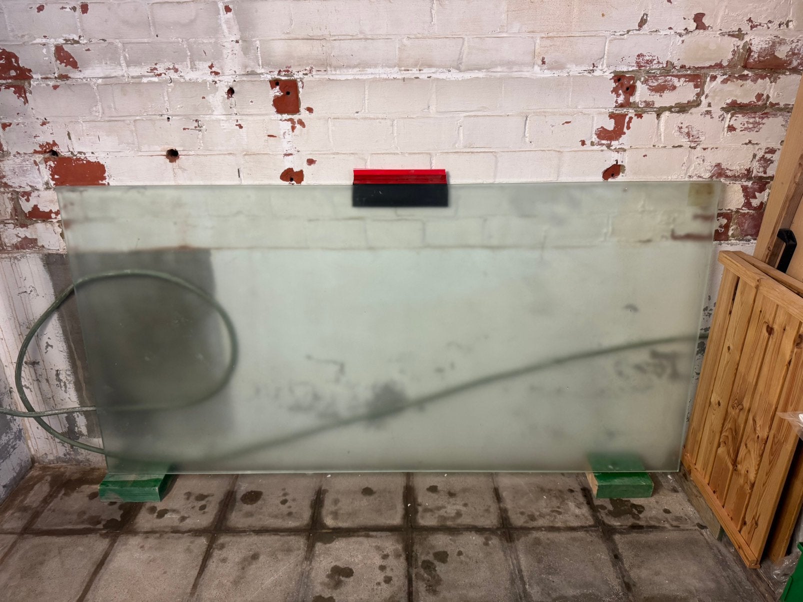Glas voor eettafel, bureau, werktafel,… etc, Neuf, Panneau vitré, 160 cm ou plus, Verre de sécurité