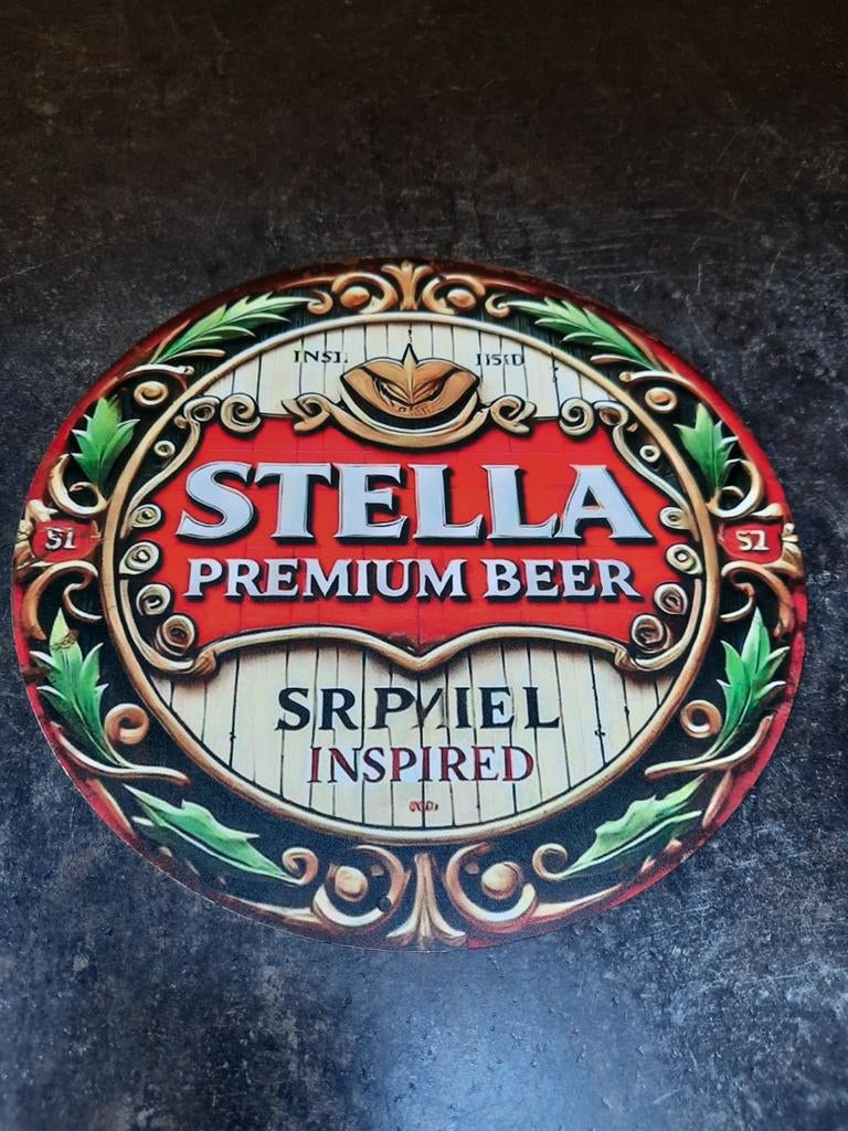 Stella artois reclamebord, Verzamelen, Merken en Reclamevoorwerpen, Ophalen, Reclamebord