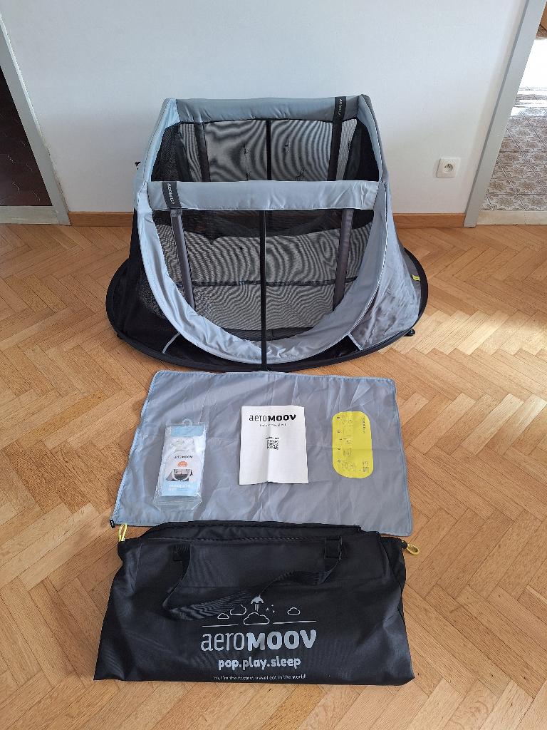 Reisbedje Aeromoov met accessoires, Enlèvement, Comme neuf, Lit de voyage