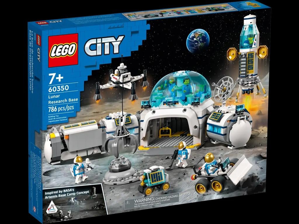 Lego 60350, onderzoeksstation op de maan ,volledig, Kinderen en Baby's, Speelgoed | Duplo en Lego, Ophalen of Verzenden