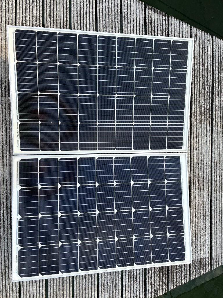 Victron Energy 115w zonnepanelen met NOA railingmontage, Ophalen of Verzenden, Zo goed als nieuw, Overige typen