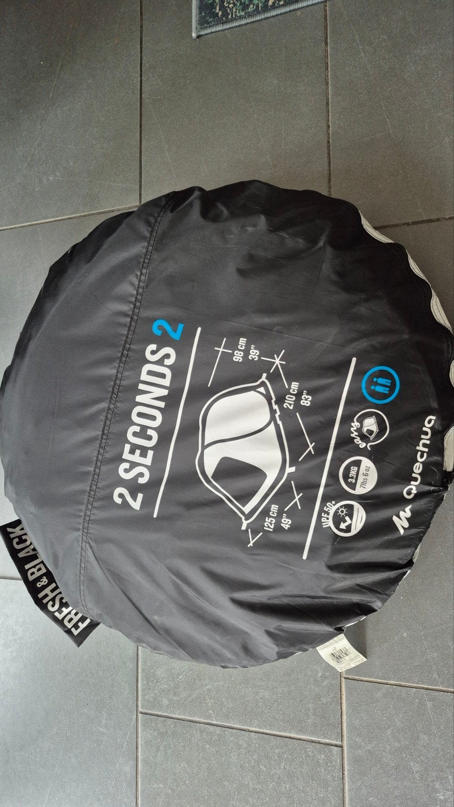 Tent 2 personen, Ophalen, Gebruikt, Tot en met 2