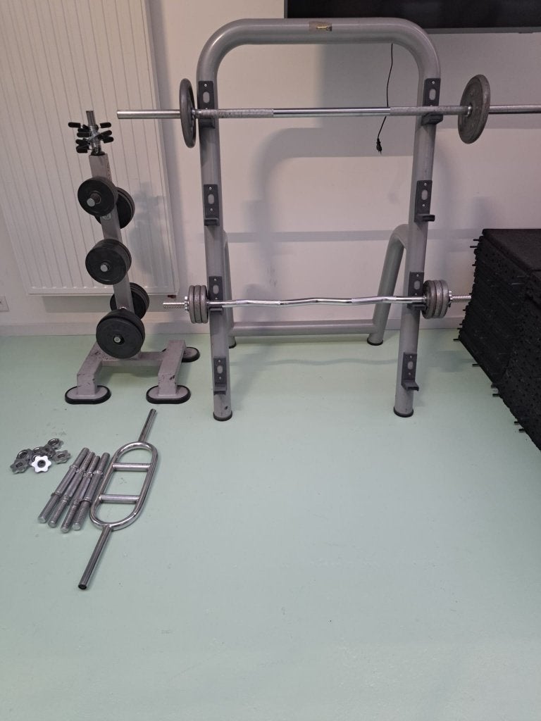 Squat rack / power rack, Sports & Fitness, Enlèvement, Utilisé, Haltère