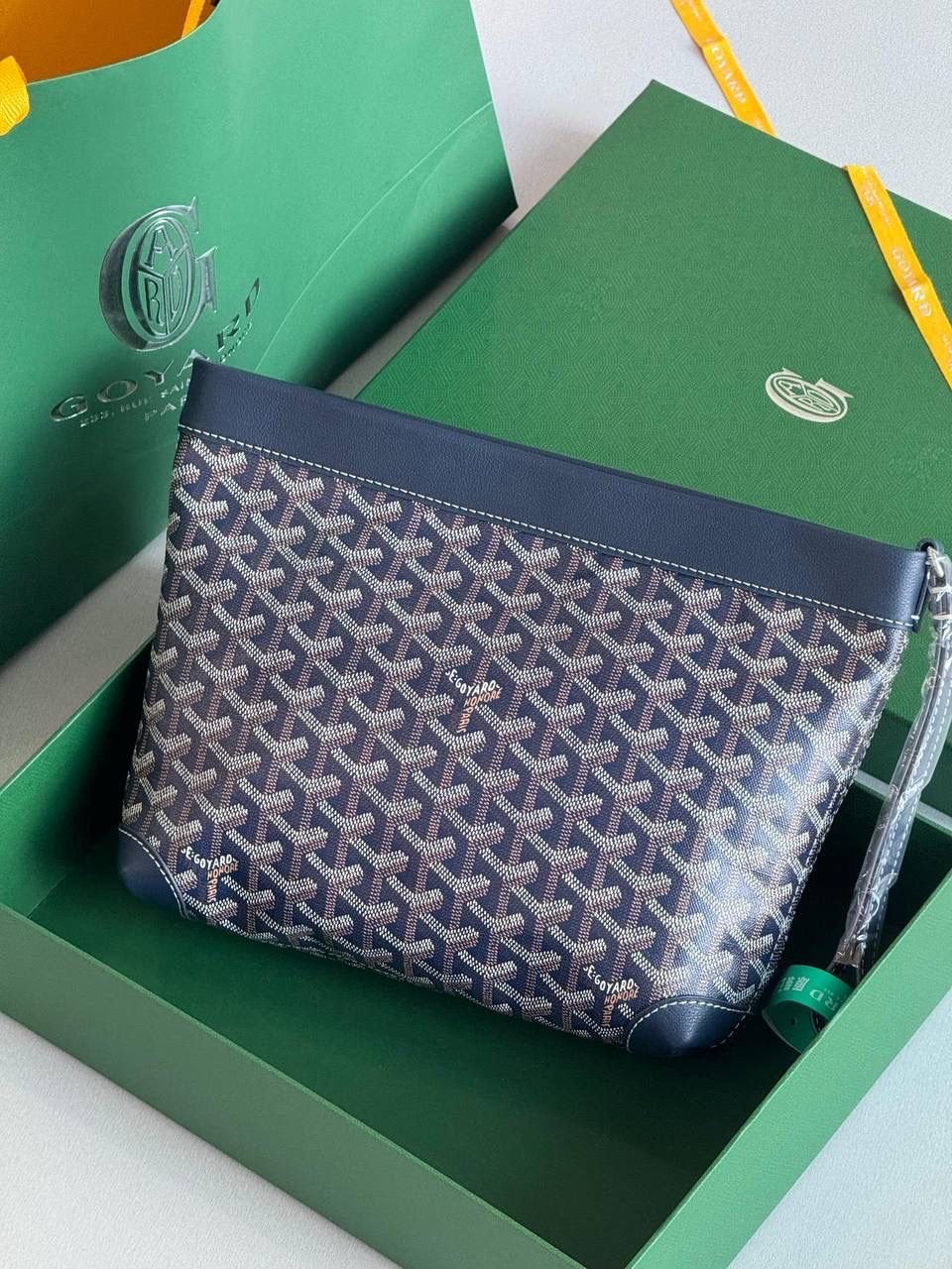 Goyard pochette, Enlèvement ou Envoi, Neuf, Bleu