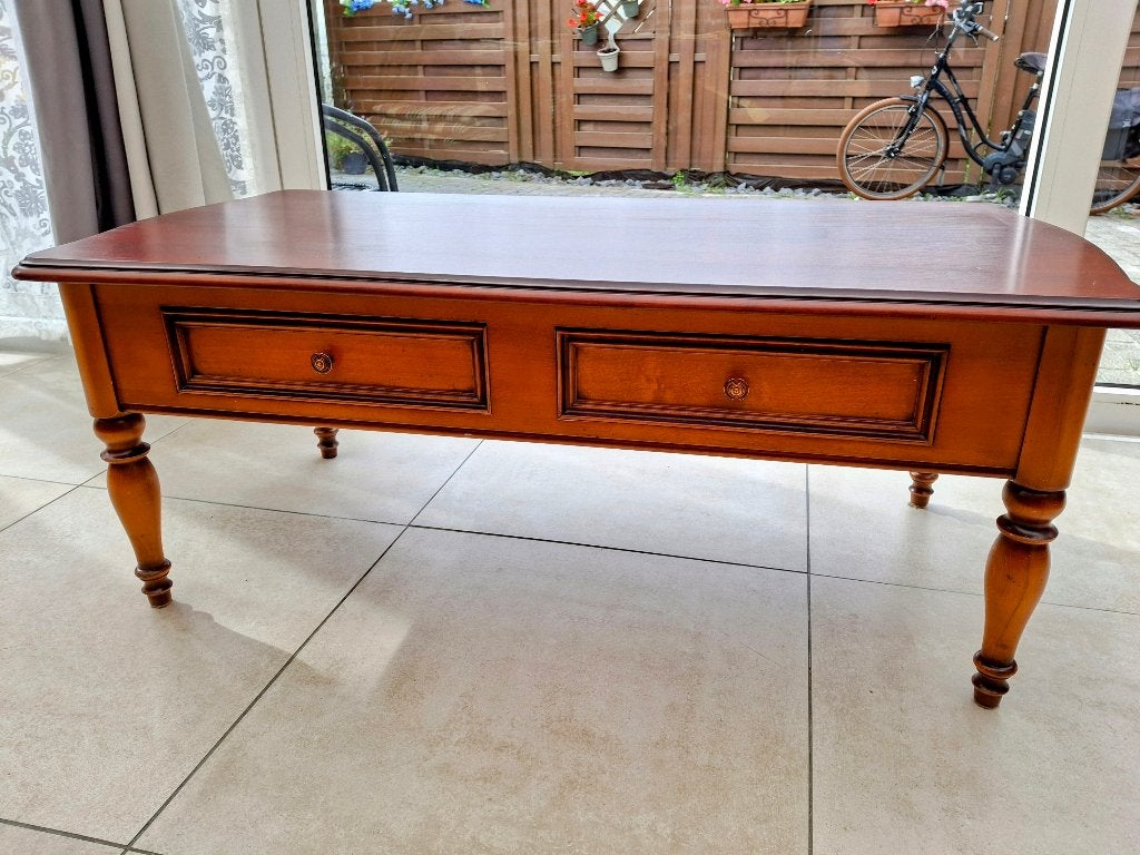 Eiken Salon Tafel 129 euro, 100 à 150 cm, Moins de 50 cm, Enlèvement, Utilisé