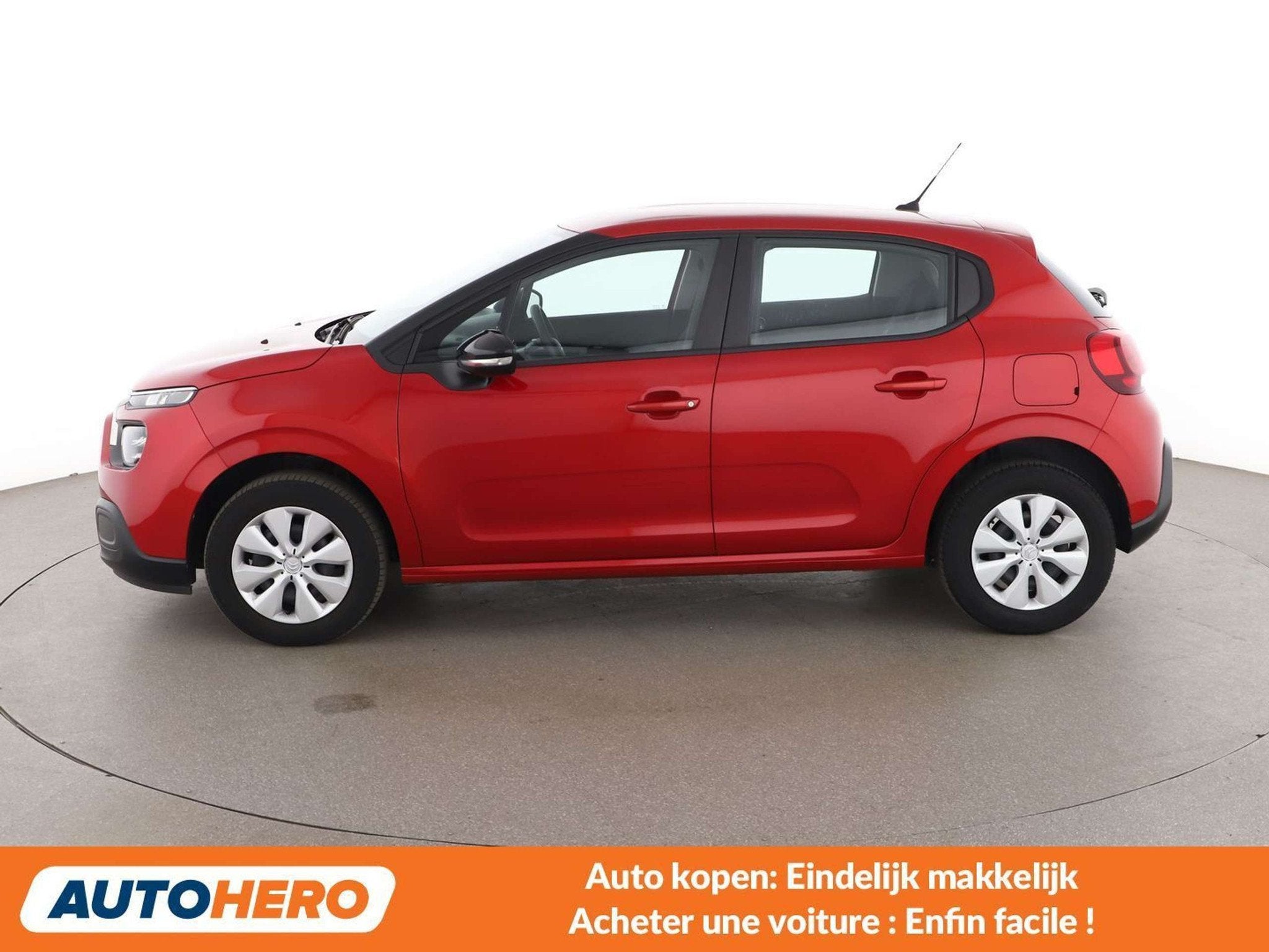Citroën C3 1.2 PureTech Live (année de construction 2021), Rouge, Achat, Euro 6, https://public.car-pass.be/vhr/aa70956e-282e-43e8-8f12-ae90d585a633