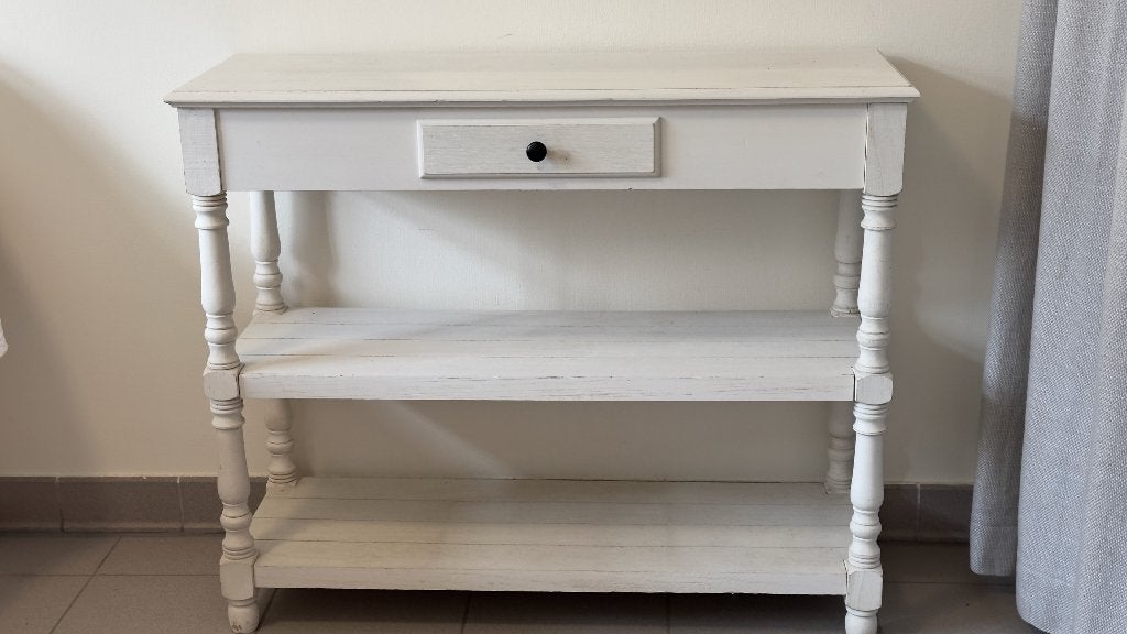 witte console/muurtafel, Ophalen, Zo goed als nieuw