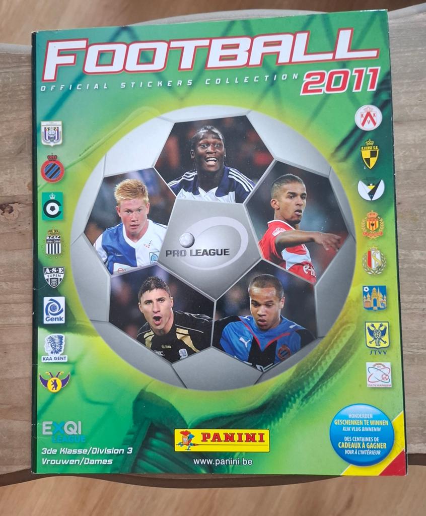 Panini album Vide leeg Belgisch voetbal België 2011, Verzamelen, Ophalen of Verzenden