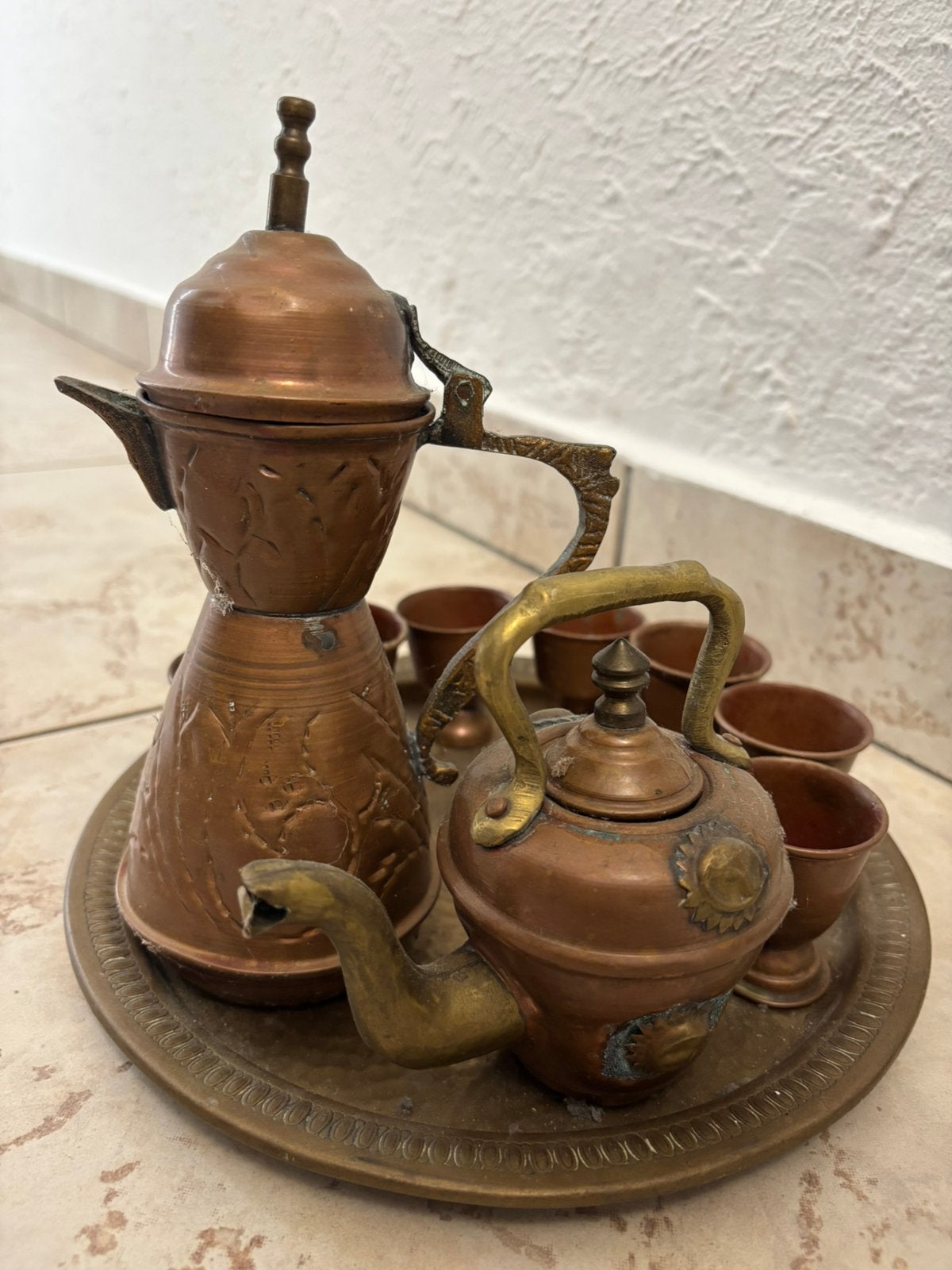 Cuivre décoration, Antiquités & Art, Antiquités | Services (vaisselle) complet, Enlèvement