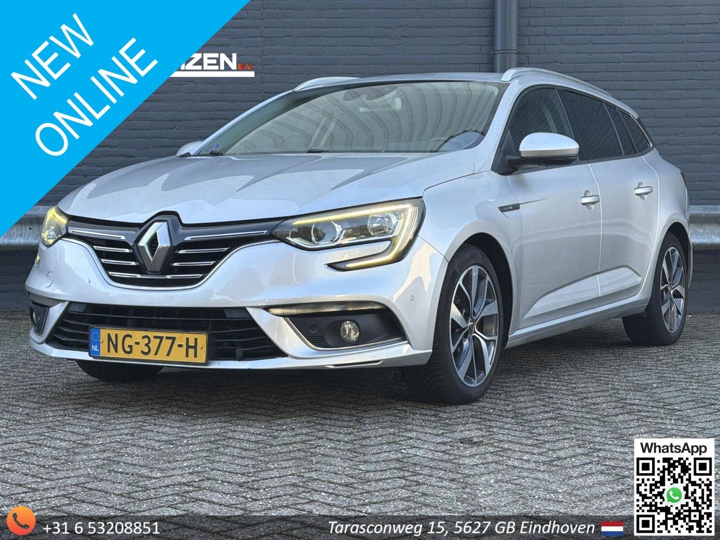 Renault Megane Estate 1.2 TCe Bose | Camera | Cruise | Clima, Autos, Argent ou Gris, Achat, Entreprise, Boîte manuelle