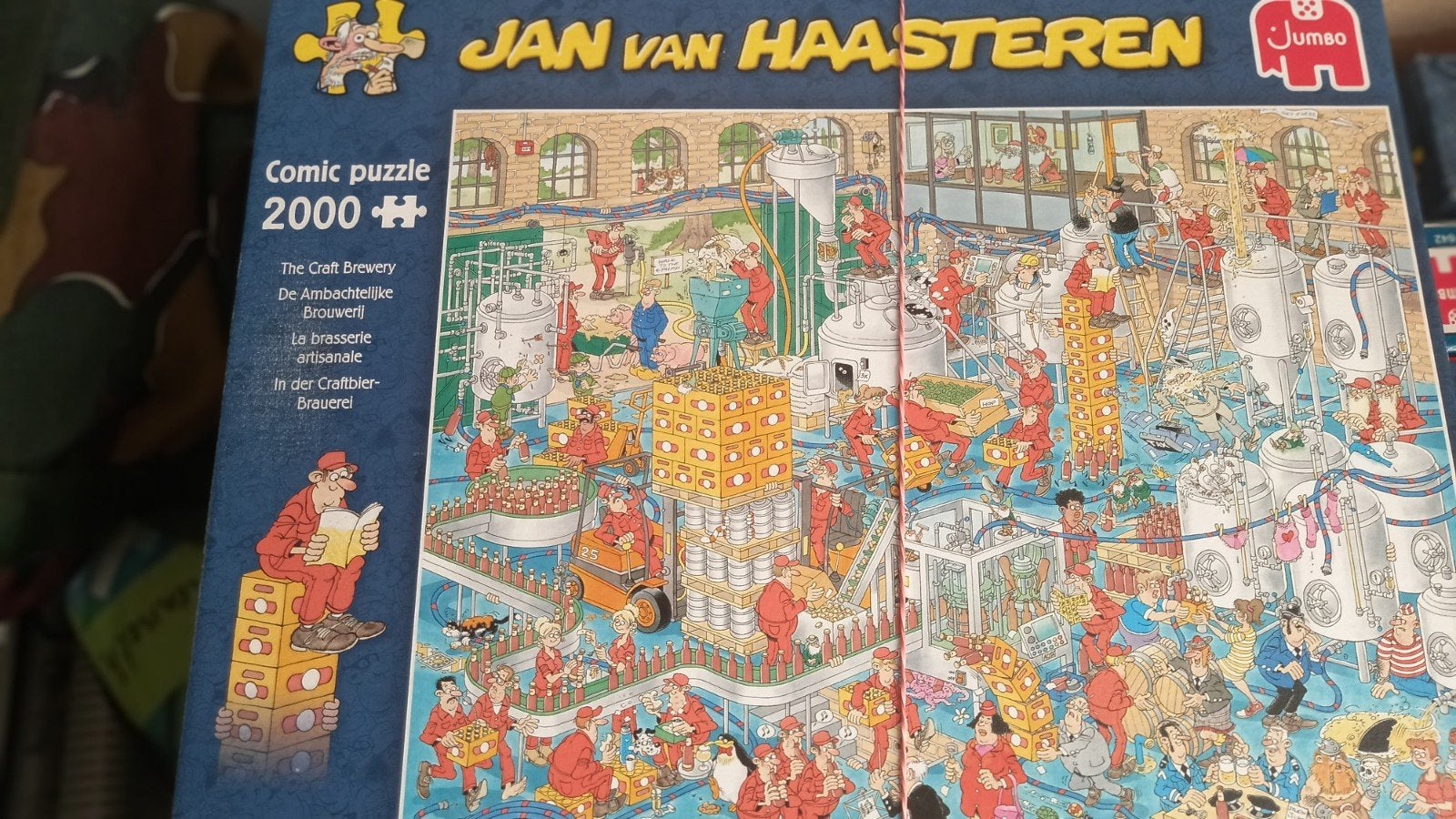 puzzel jan van haasteren 2000st, Hobby en Vrije tijd, Denksport en Puzzels, Ophalen